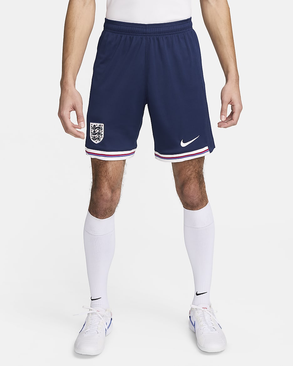 Short de foot Nike Dri FIT Replica Angleterre 2024 Stadium Domicile pour homme